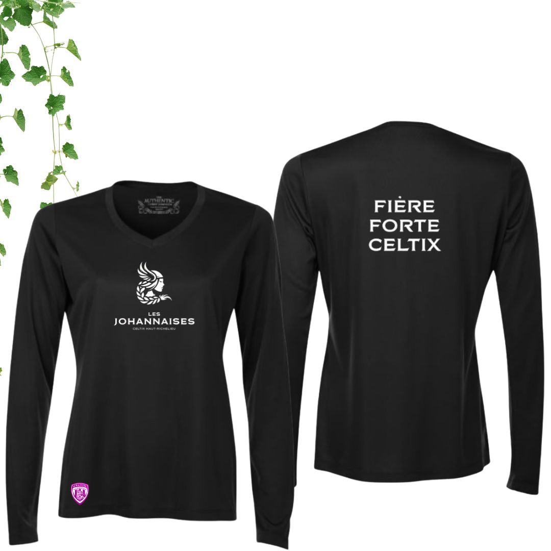 Dryfit coupe fille manches longues | Johannaises - Modèle 10