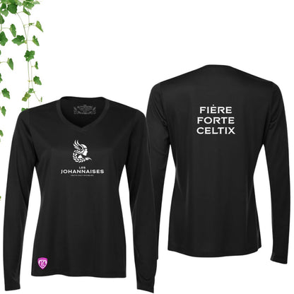 Dryfit coupe fille manches longues | Johannaises - Modèle 10