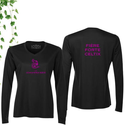 Dryfit coupe fille manches longues | Johannaises - Modèle 16