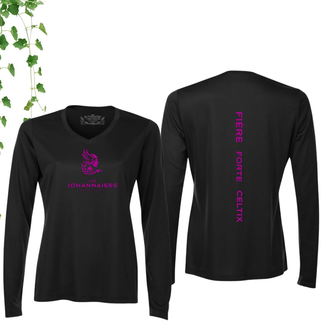 Dryfit coupe fille manches longues | Johannaises - Modèle 17