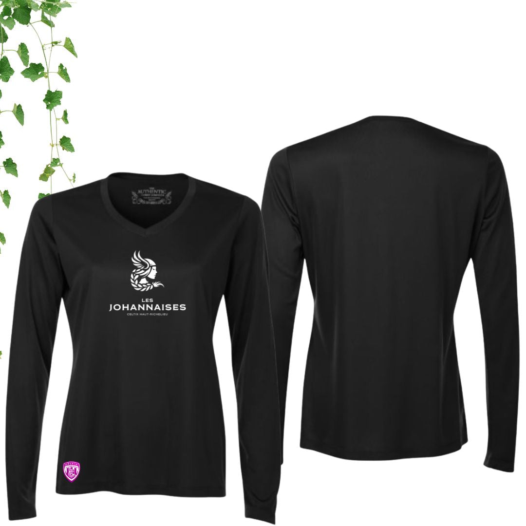 Dryfit coupe fille manches longues | Johannaises - Modèle 9