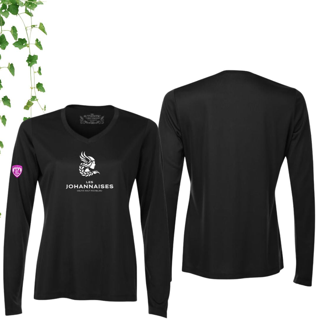 Dryfit coupe fille manches longues | Johannaises - Modèle 8