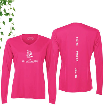 Dryfit coupe fille manches longues | Johannaises - Modèle 12