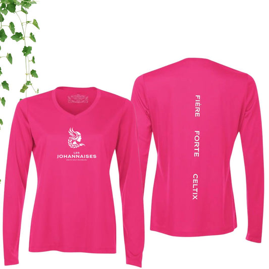 Dryfit coupe fille manches longues | Johannaises - Modèle 12