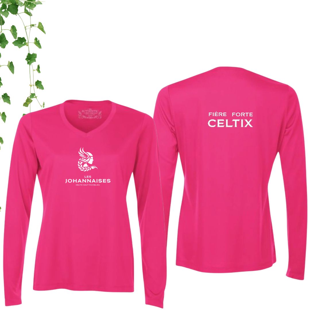Dryfit coupe fille manches longues | Johannaises - Modèle 13