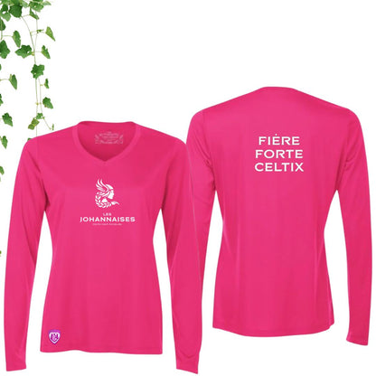 Dryfit coupe fille manches longues | Johannaises - Modèle 10