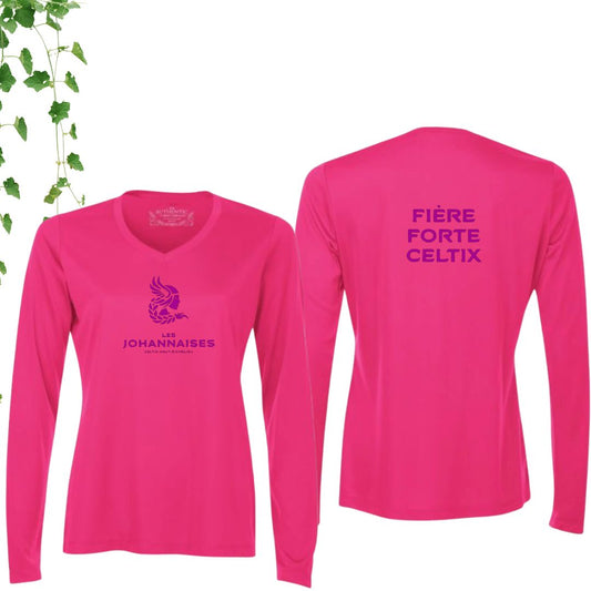 Dryfit coupe fille manches longues | Johannaises - Modèle 16