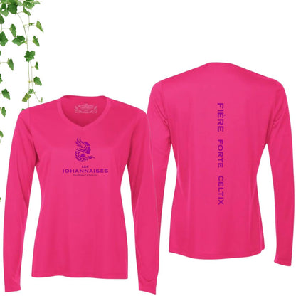 Dryfit coupe fille manches longues | Johannaises - Modèle 17