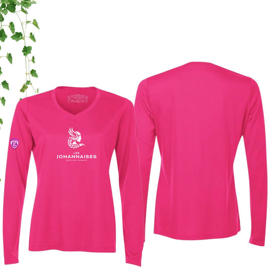 Dryfit coupe fille manches longues | Johannaises - Modèle 8