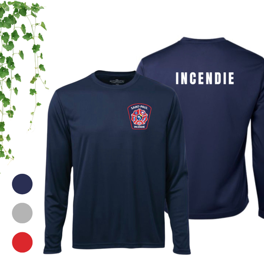 Dryfit à manches longues | Incendie St-Paul