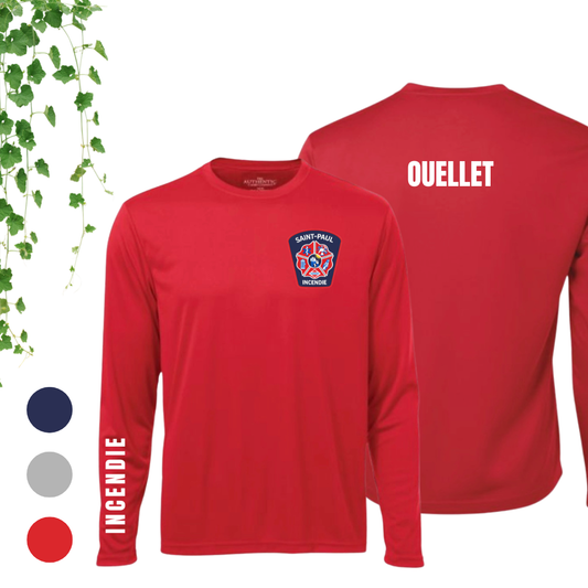 Dryfit à manches longues | Incendie St-Paul