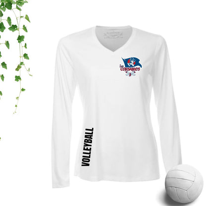 Dryfit coupe filles manches longues | Les Corsaires Volleyball