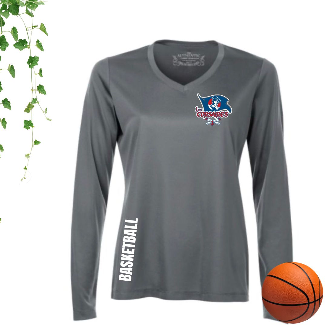 Dryfit coupe filles manches longues | Les Corsaires Basketball