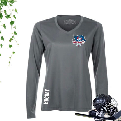 Dryfit coupe filles manches longues | Les Corsaires Hockey