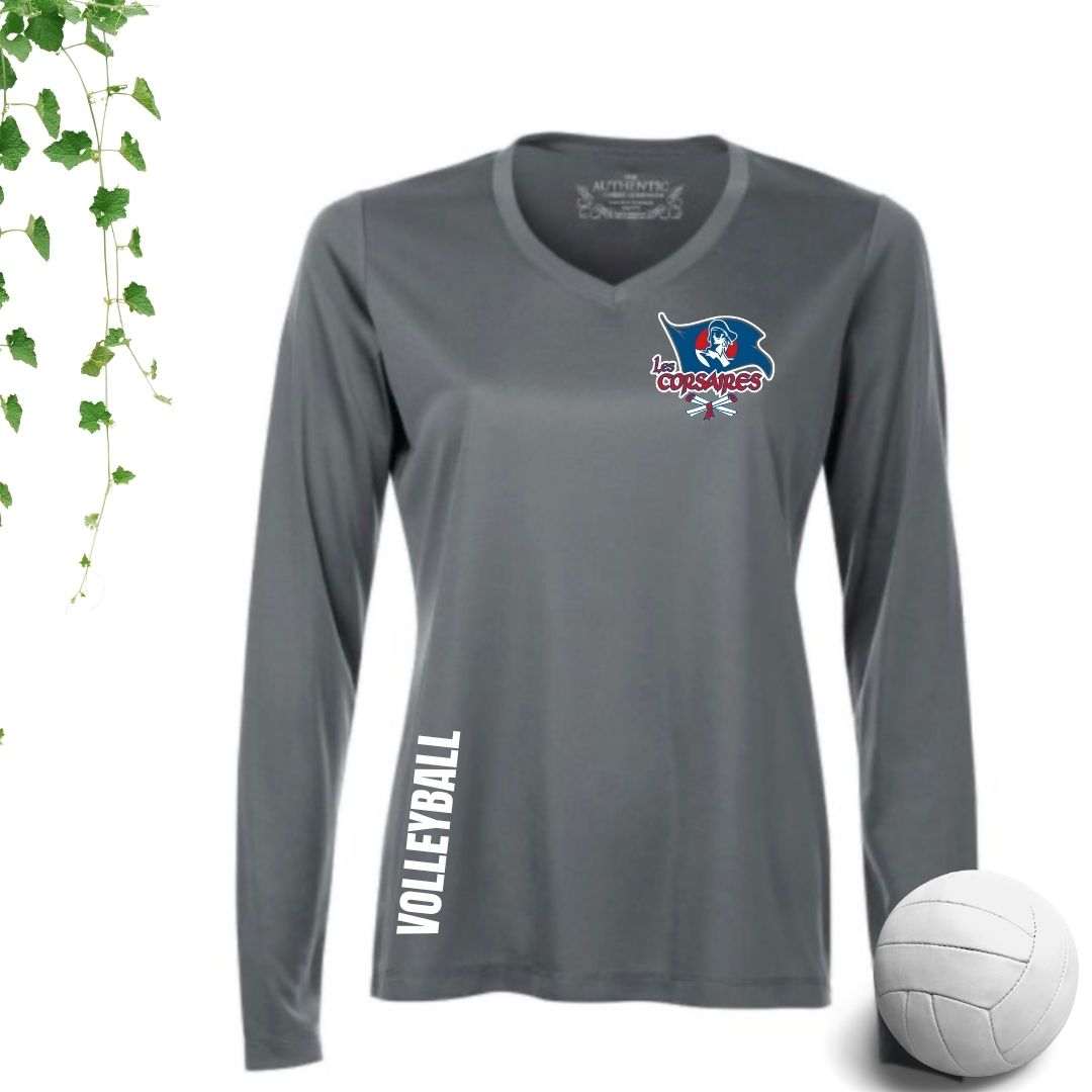 Dryfit coupe filles manches longues | Les Corsaires Volleyball