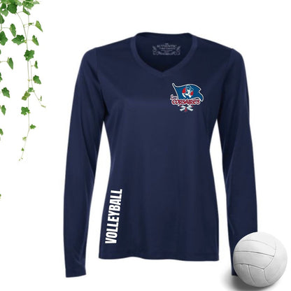 Dryfit coupe filles manches longues | Les Corsaires Volleyball