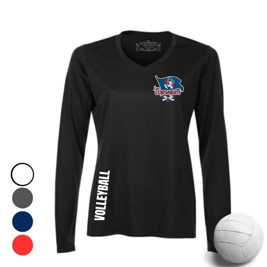 Dryfit coupe filles manches longues | Les Corsaires Volleyball