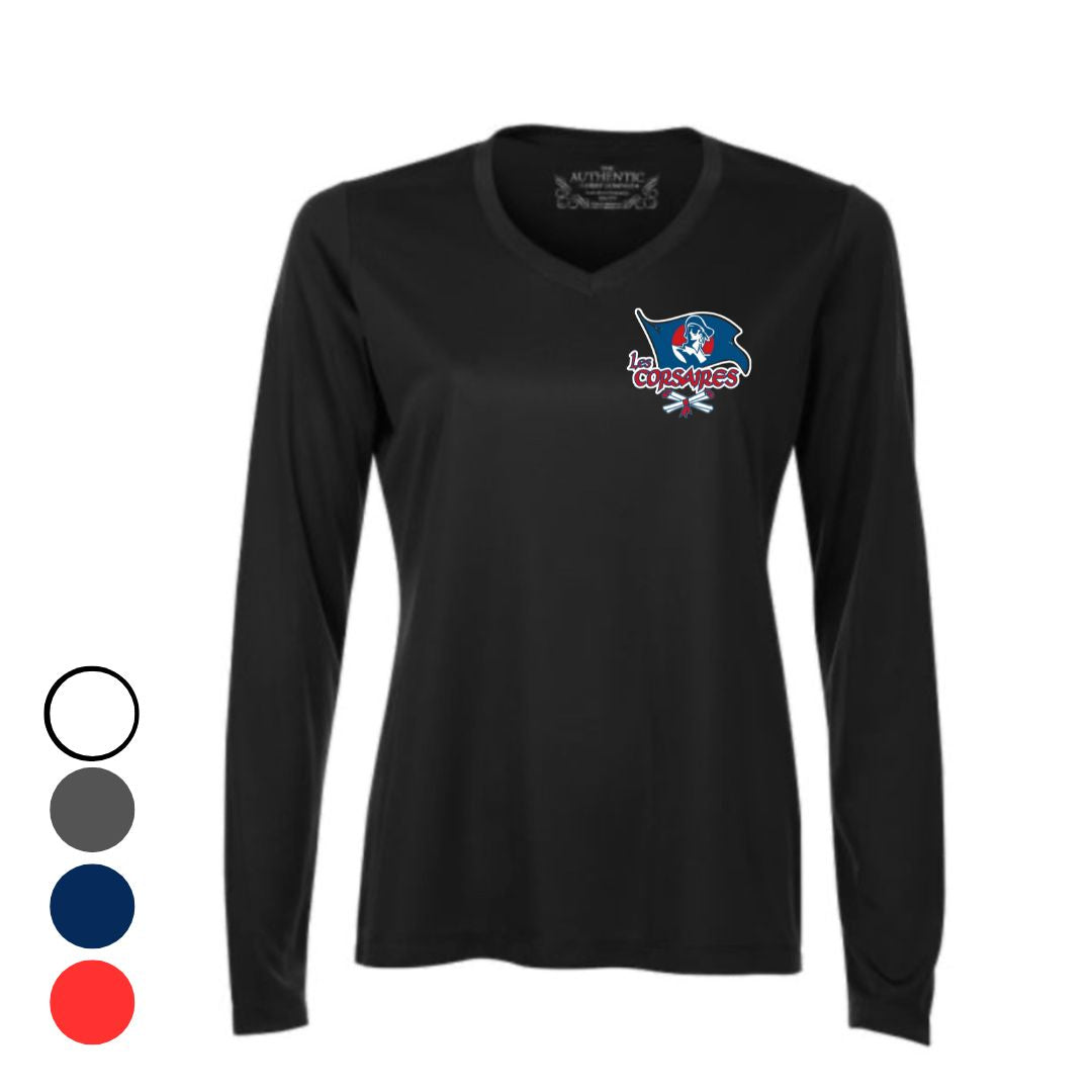 Dryfit coupe filles manches longues | Les Corsaires