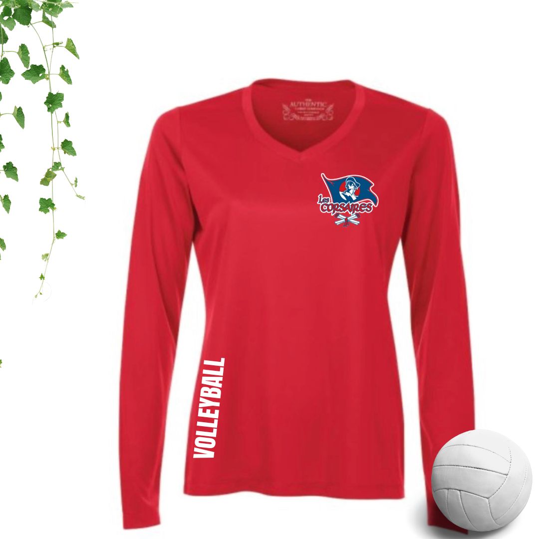 Dryfit coupe filles manches longues | Les Corsaires Volleyball