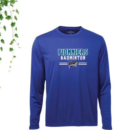 Dryfit unisexe manches longues | Pionniers Badminton