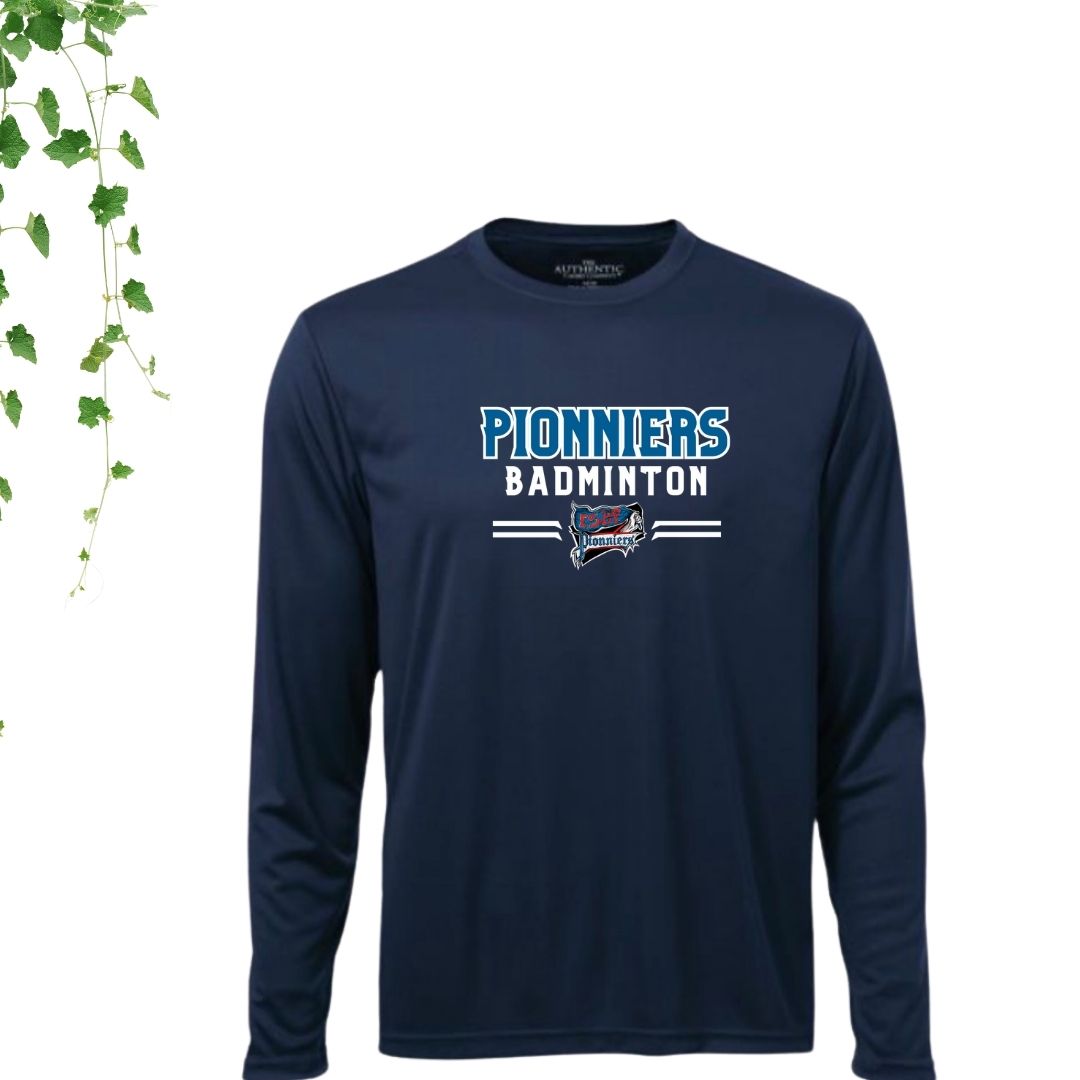 Dryfit unisexe manches longues | Pionniers Badminton