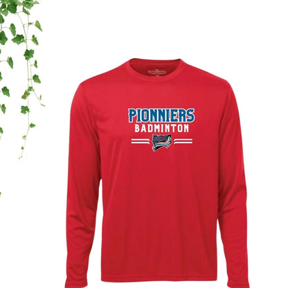 Dryfit unisexe manches longues | Pionniers Badminton
