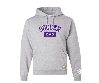 Hoodie As Montis soccer dad gris