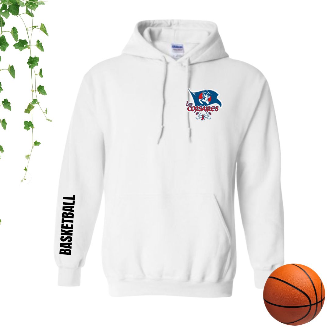 Coton ouaté à capuchon | Les Corsaires Basketball