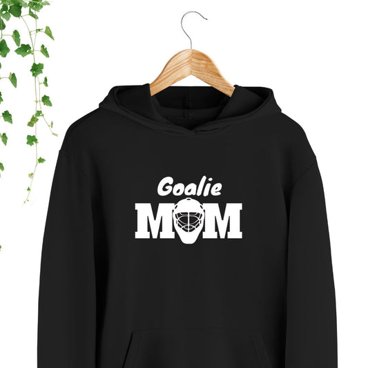 hoodie hockey goalie maman noir