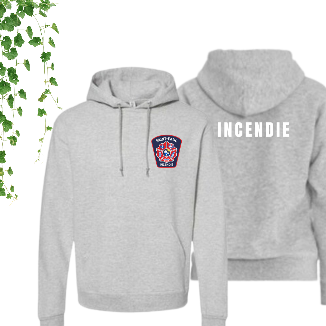Coton ouaté à capuchon | Incendie St-Paul