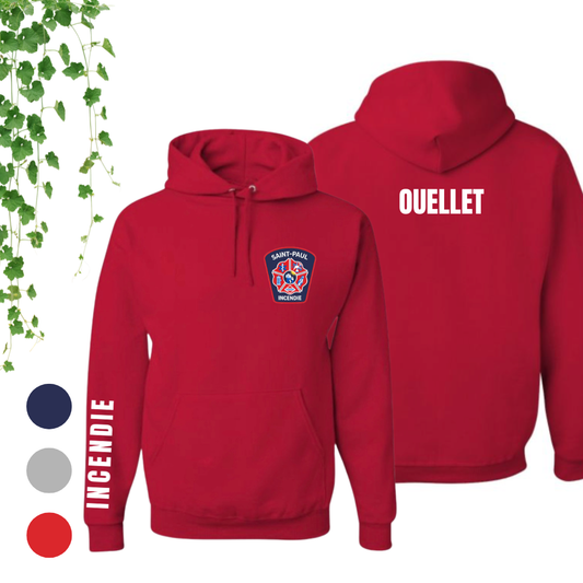 Coton ouaté à capuchon | Incendie St-Paul