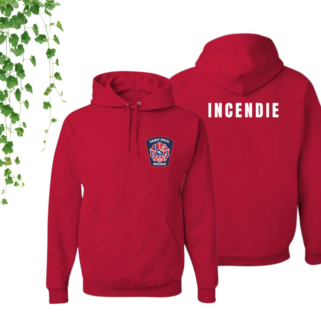 Coton ouaté à capuchon | Incendie St-Paul