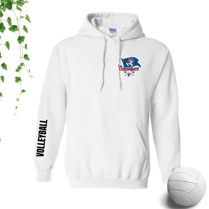 Coton ouaté à capuchon | Les Corsaires Volleyball