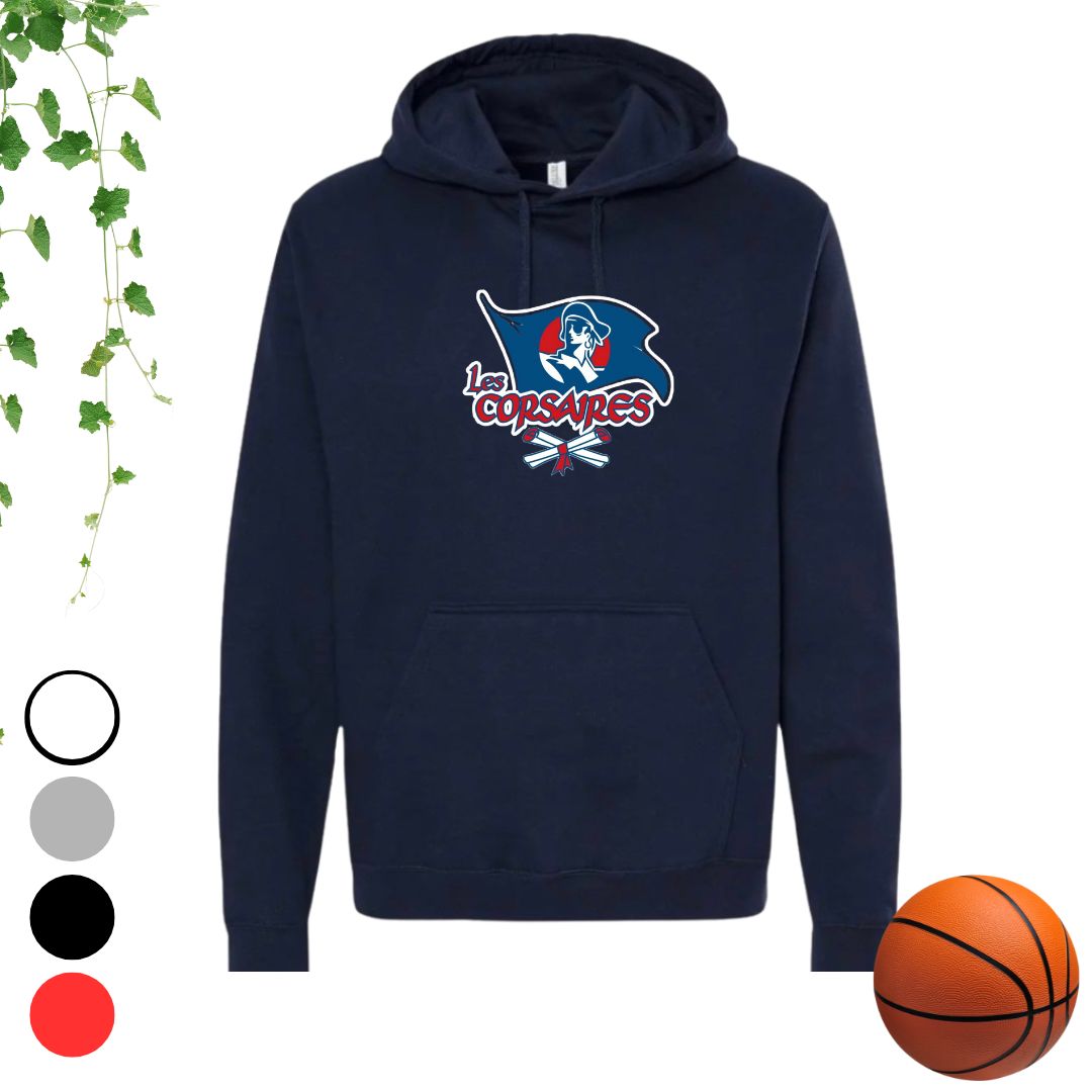 Coton ouaté à capuchon | Les Corsaires Basketball