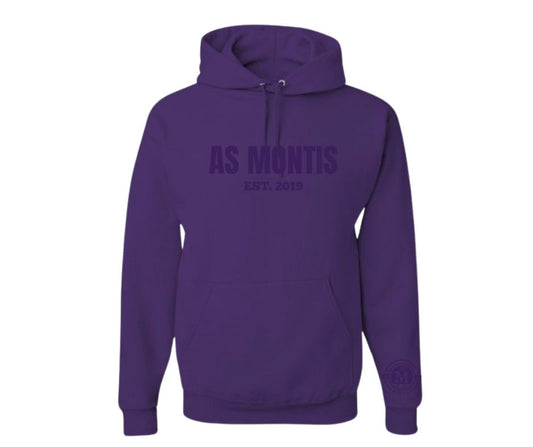 Haut à capuchon As Montis | Monochrome Mauve