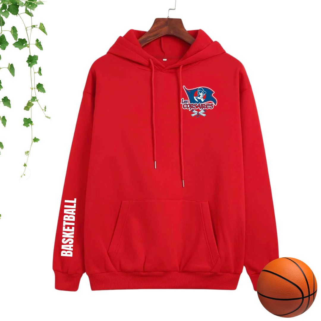 Coton ouaté à capuchon | Les Corsaires Basketball