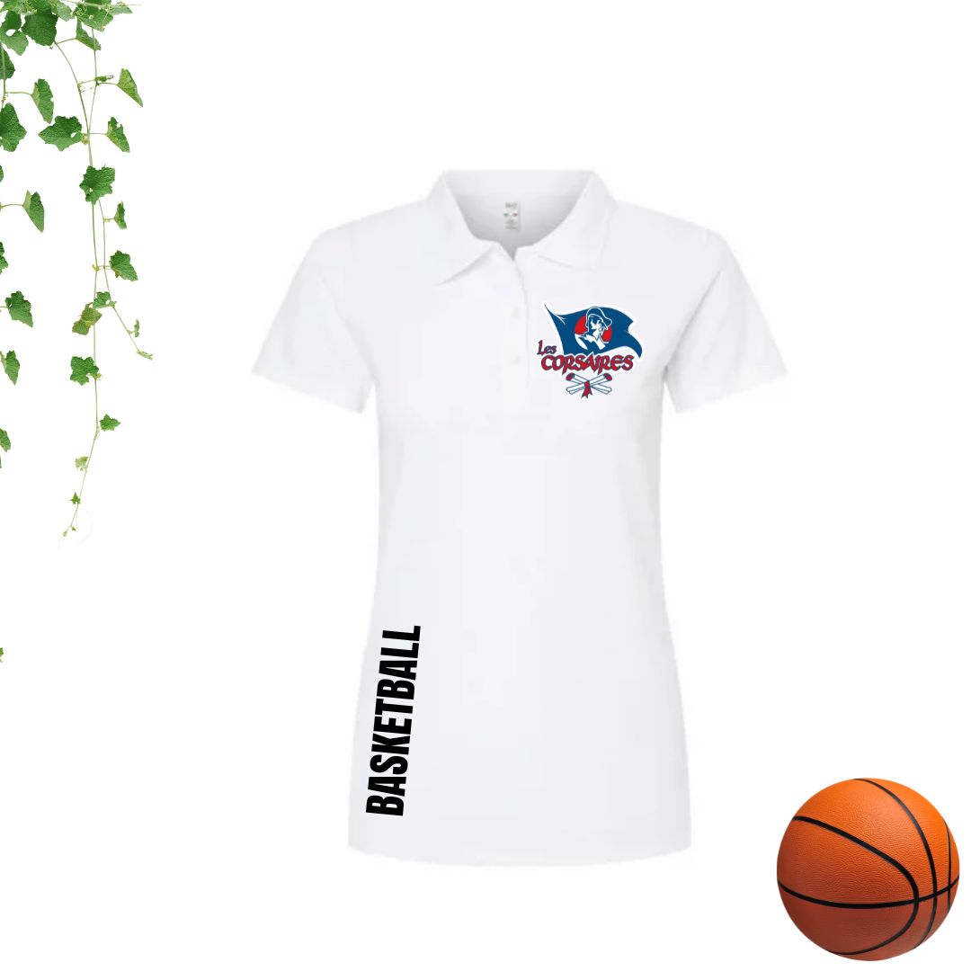 Polo coupe fille | Les Corsaires Basketball
