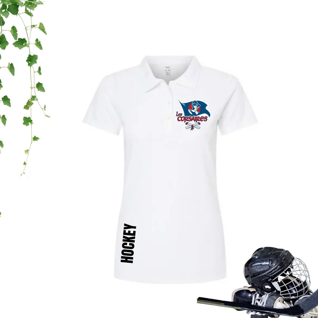 Polo coupe fille | Les Corsaires Hockey