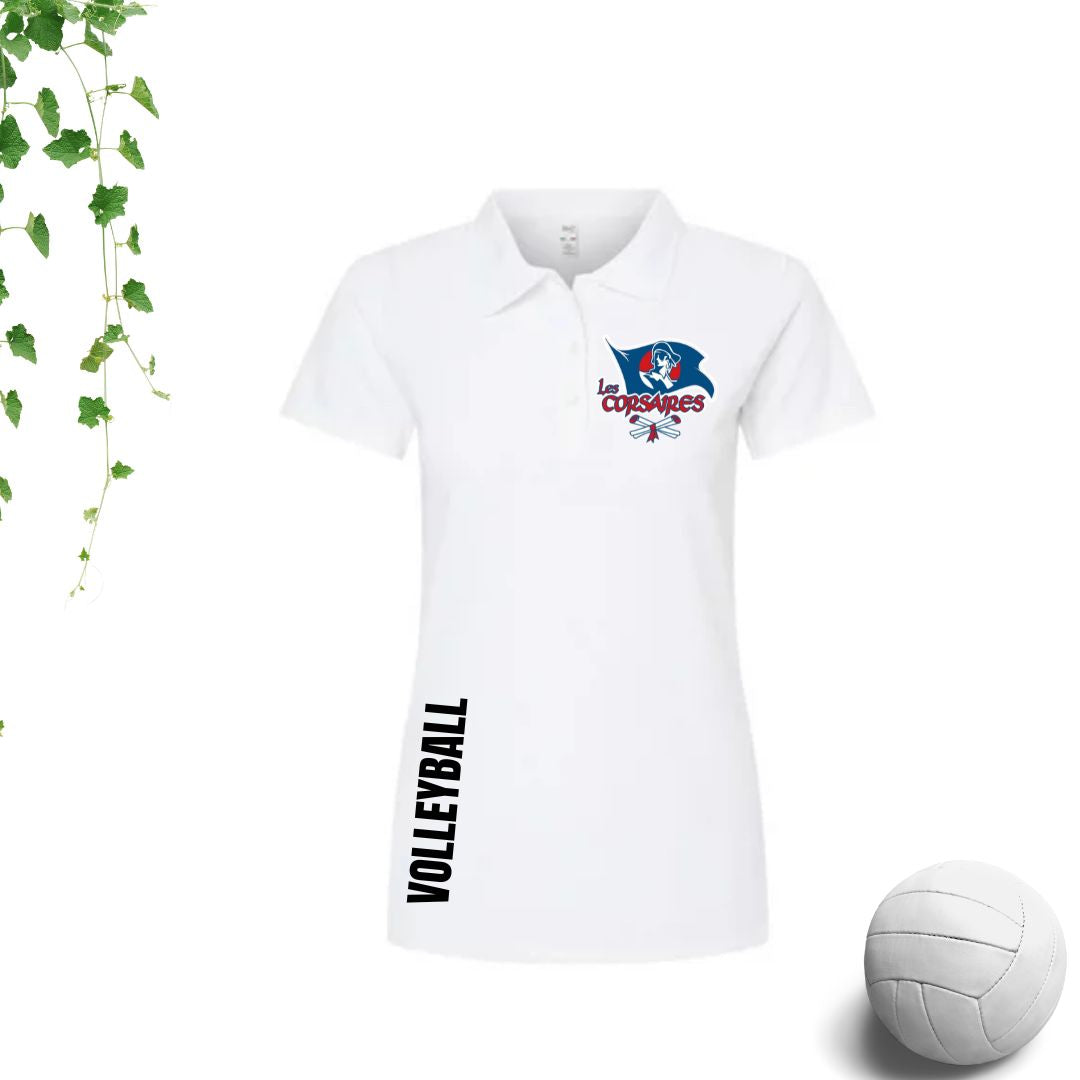 Polo coupe fille | Les Corsaires Volleyball