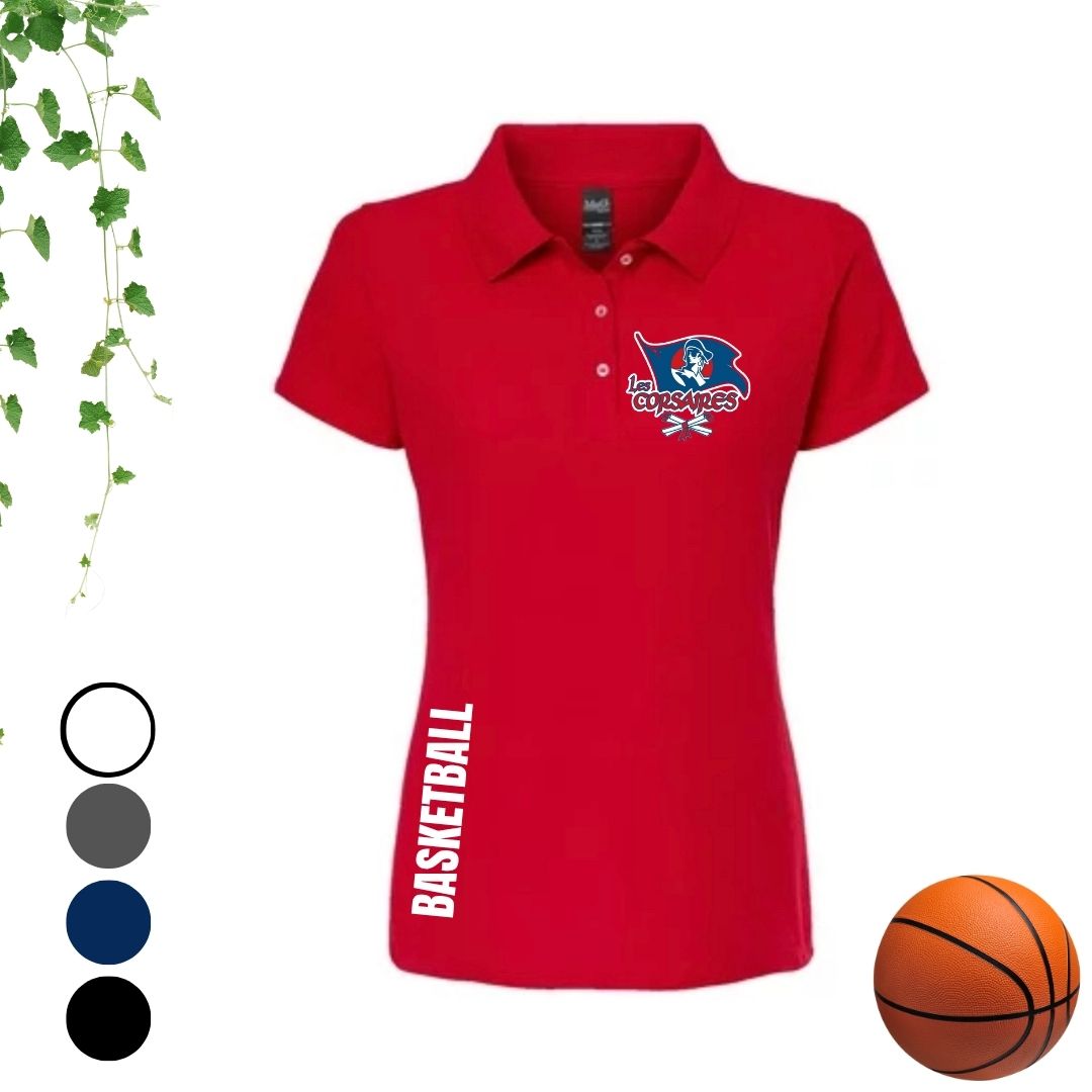 Polo coupe fille | Les Corsaires Basketball