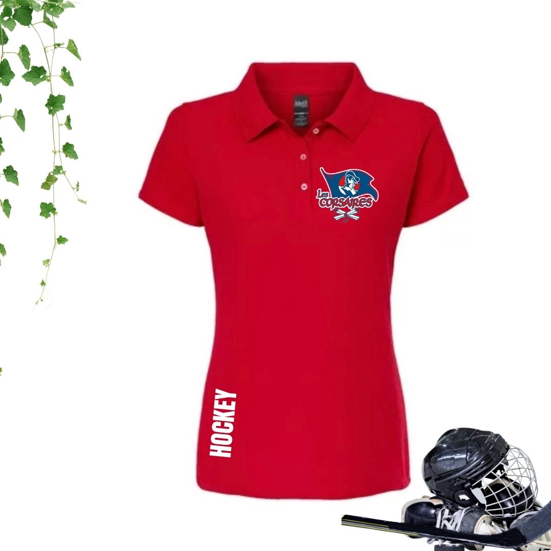 Polo coupe fille | Les Corsaires Hockey