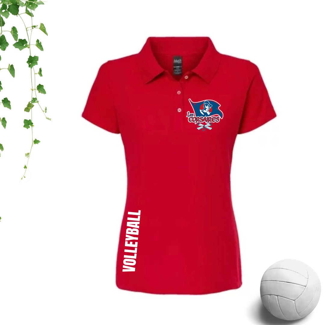 Polo coupe fille | Les Corsaires Volleyball