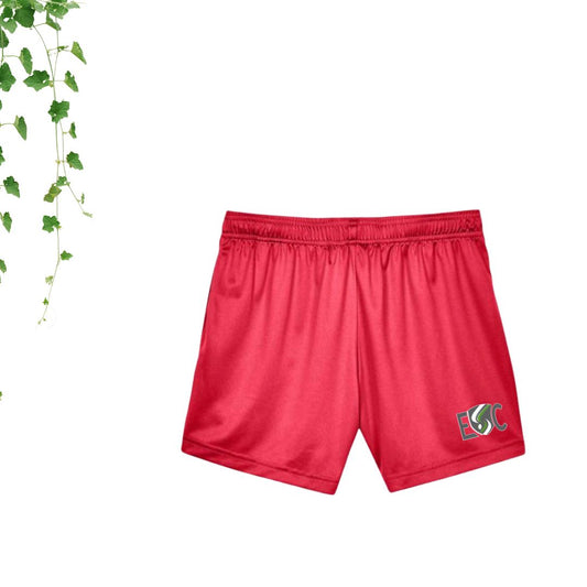 pantalons courts rouge coupe fille ecole saint charles