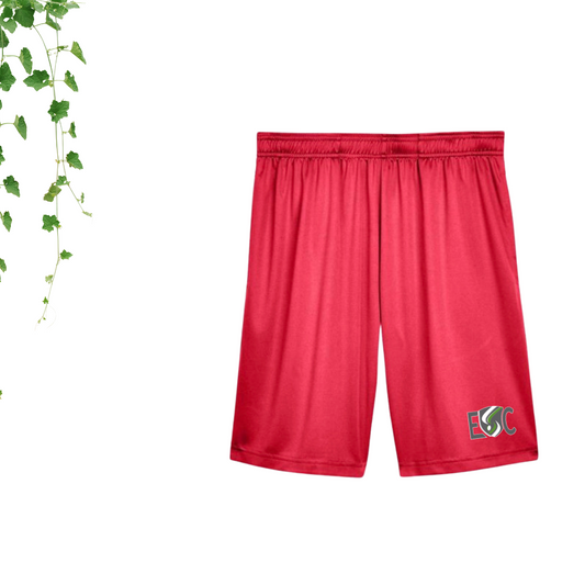 pantalons courts rouge ecole saint charles