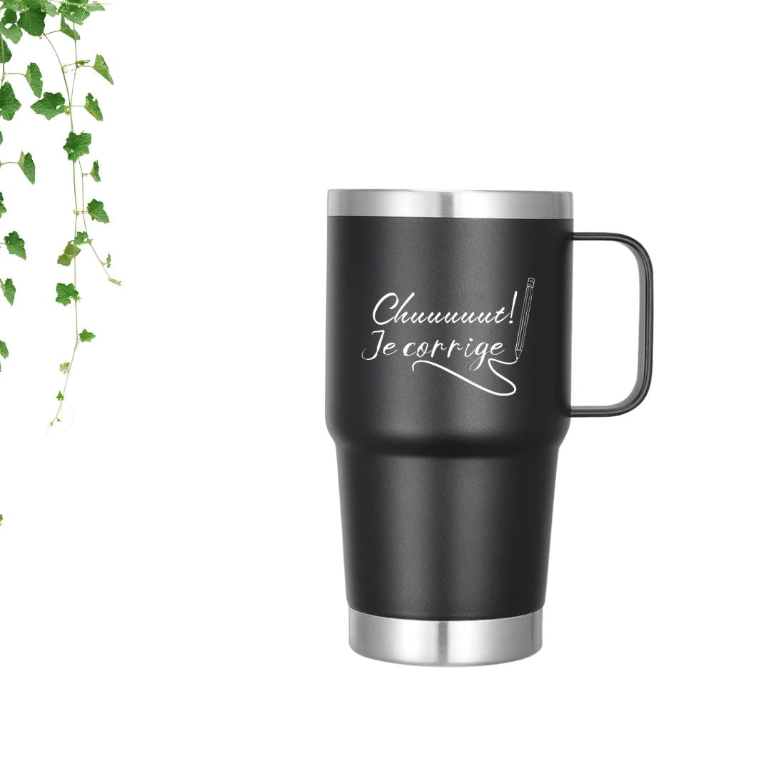tasse pour enseignant chut je corrige