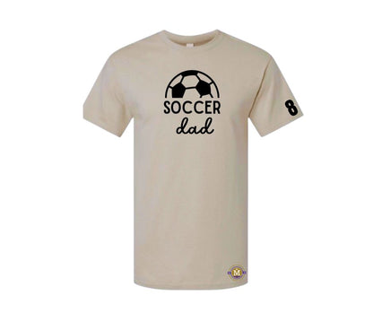 T-Shirt As montis soccer dad sable