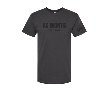 T-Shirt As Montis | Monochrome Charbon