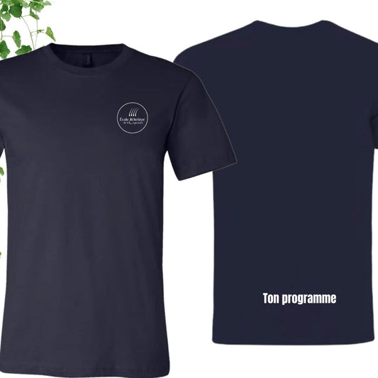 tshirt marine ecole hoteliere de la capitale