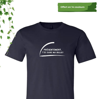 tshirt marine pour enseignant t es dans ma bulle