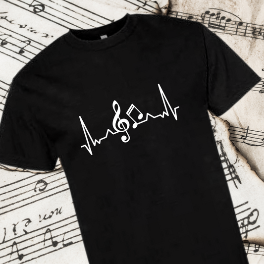 T-Shirt Musique - Faites ajouter un nom et un numéro au dos du chandail